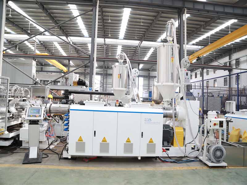 HDPE/PP horizontal double-wall corrugated pipe production line