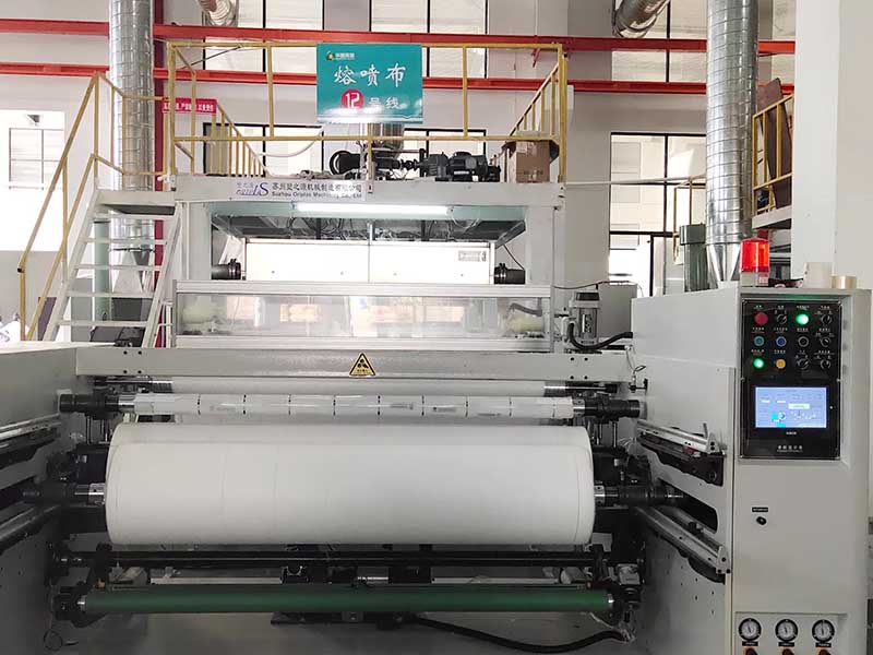 Melt-blown cloth production line