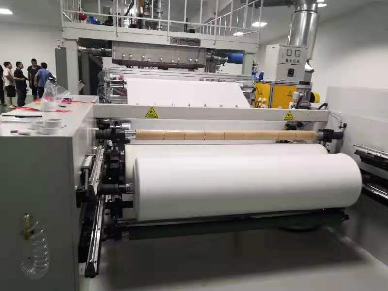 Melt-blown cloth production line