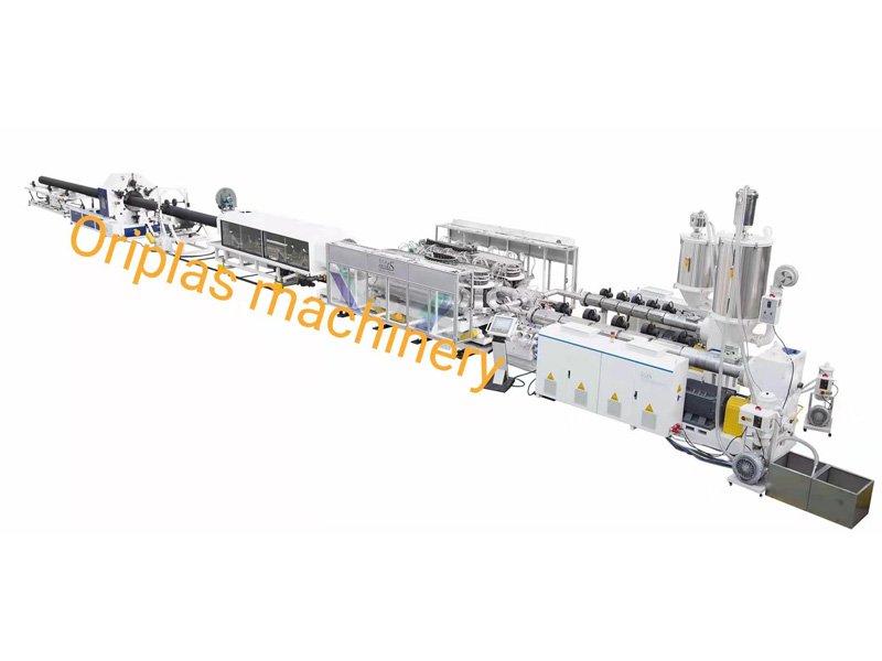 HDPE/PP horizontal double-wall corrugated pipe production line