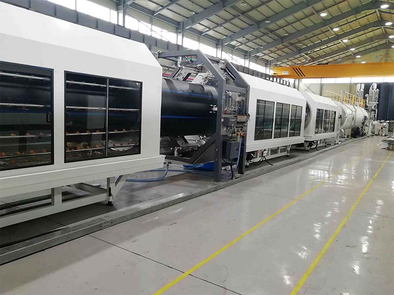 HDPE solid wall pipe production line