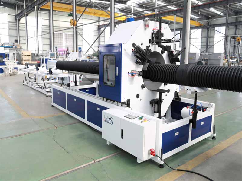 HDPE/PP horizontal double-wall corrugated pipe production line