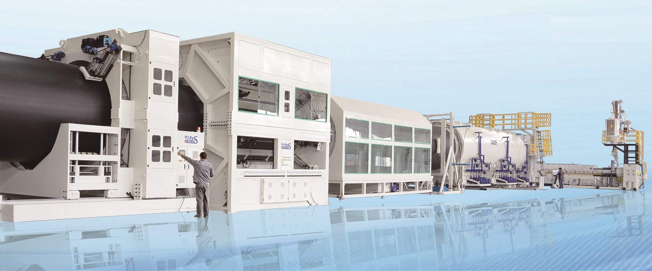 HDPE/PP Water Supply & Gas Supply Pipe Extrusion Line